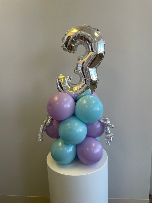 Tabletop Column w/ 14" Number